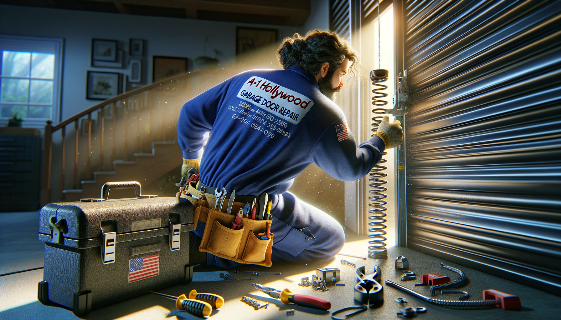 Garage Door Cable Repair — Koreatown